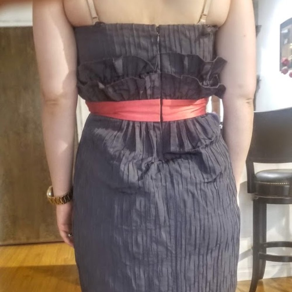 BCBGENARATION LONG STRAPLESS DRESS - Picture 2 of 8